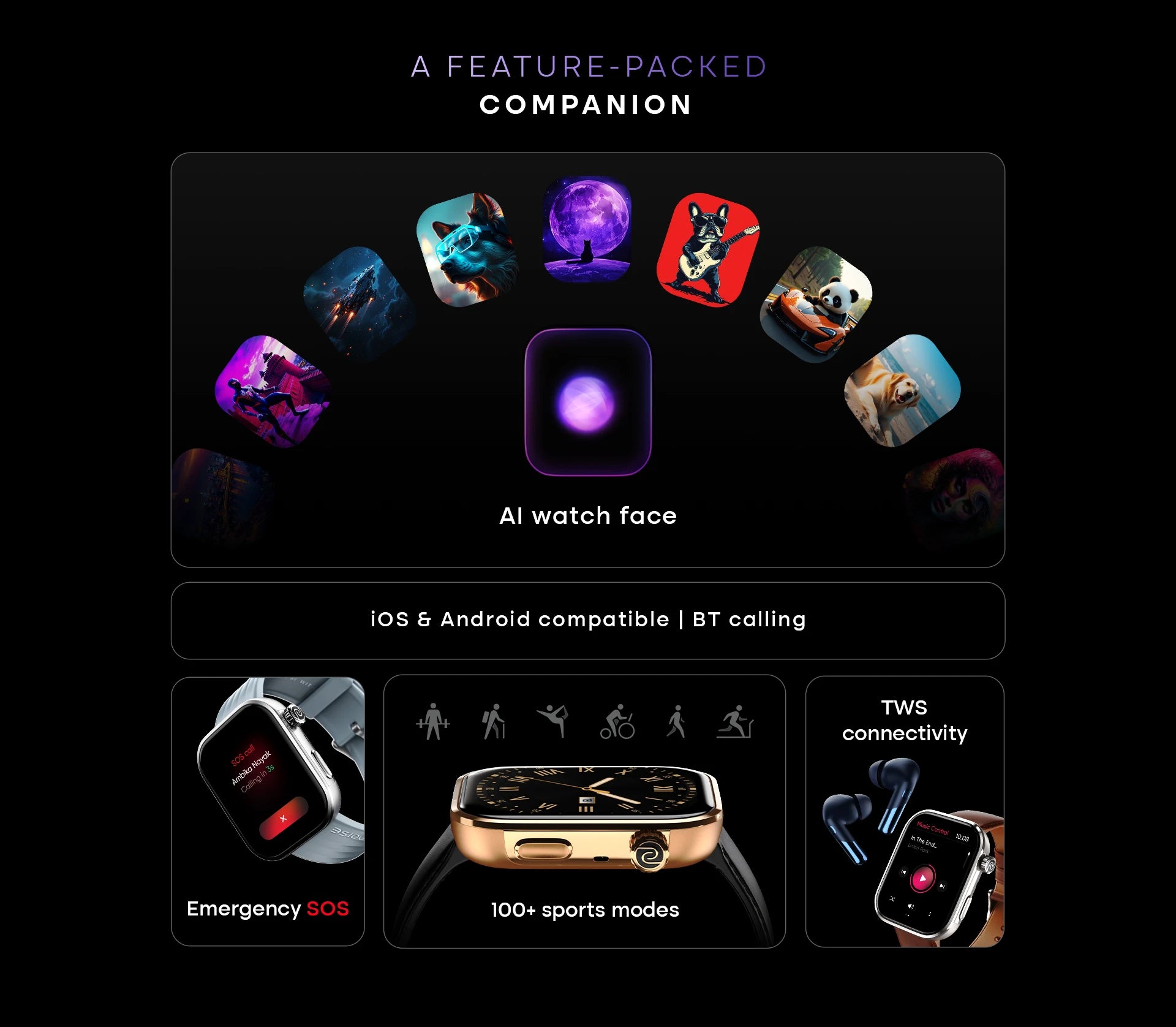 noise colorfit pro 6 max smart watch