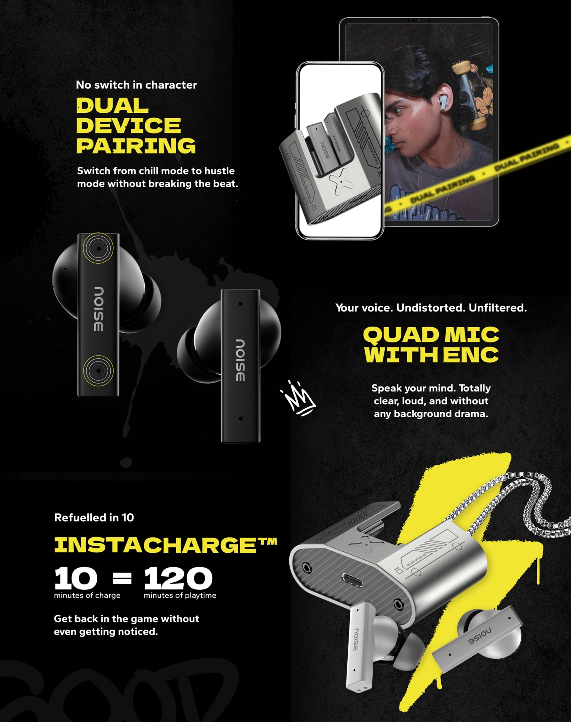 noise buds marine truly wireless bluetooth earbuds