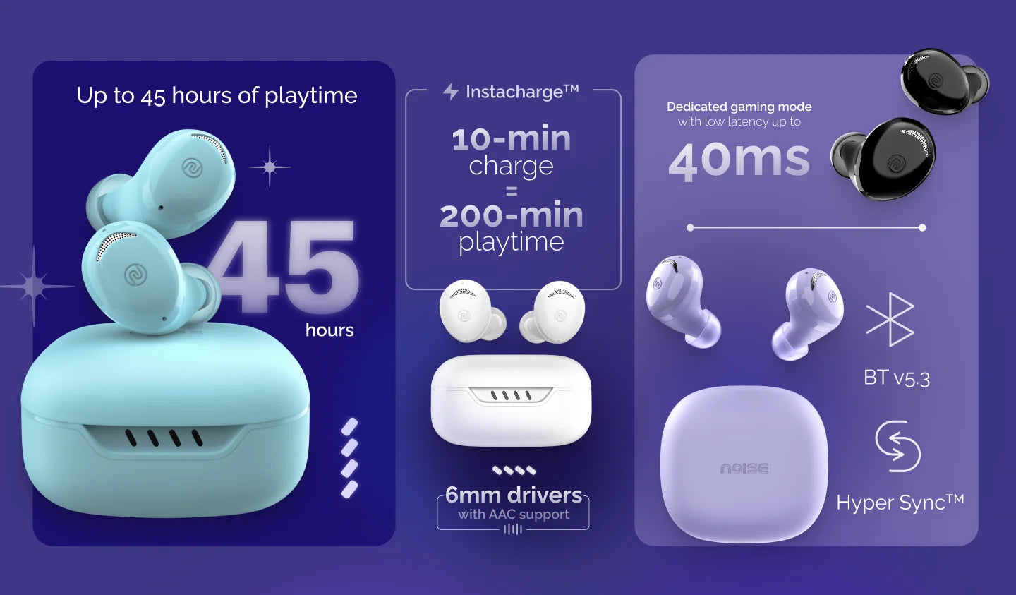 noise buds trance wireless earbuds