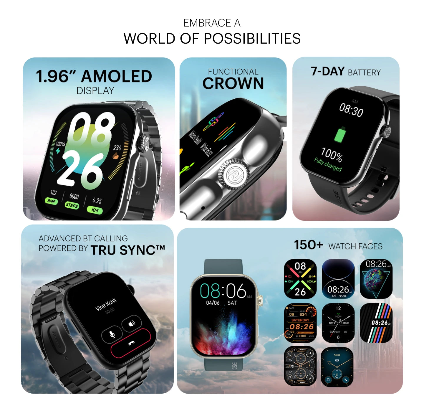 Noise ColorFit Vision 3 Smartwatch
