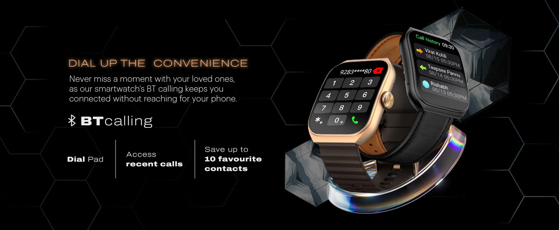 Noise Hexa Bluetooth Calling Smartwatch