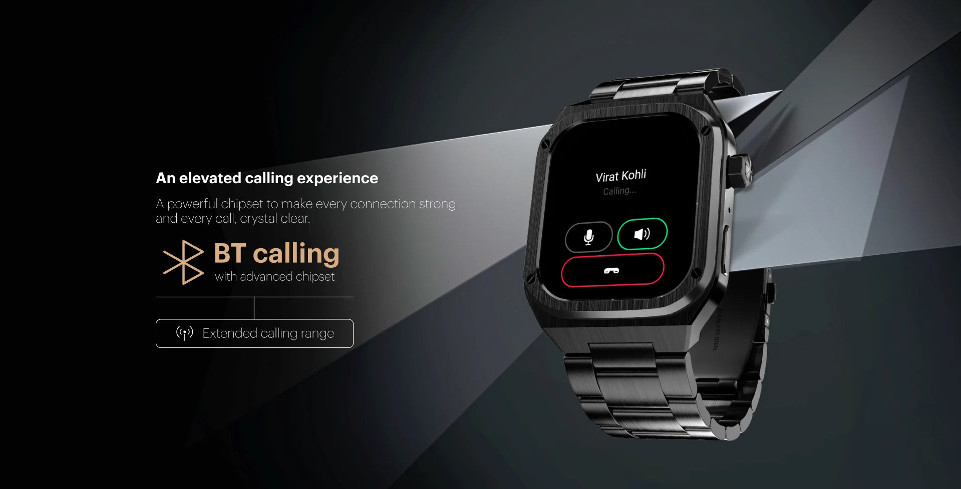 noise colorfit chrome smart watch
