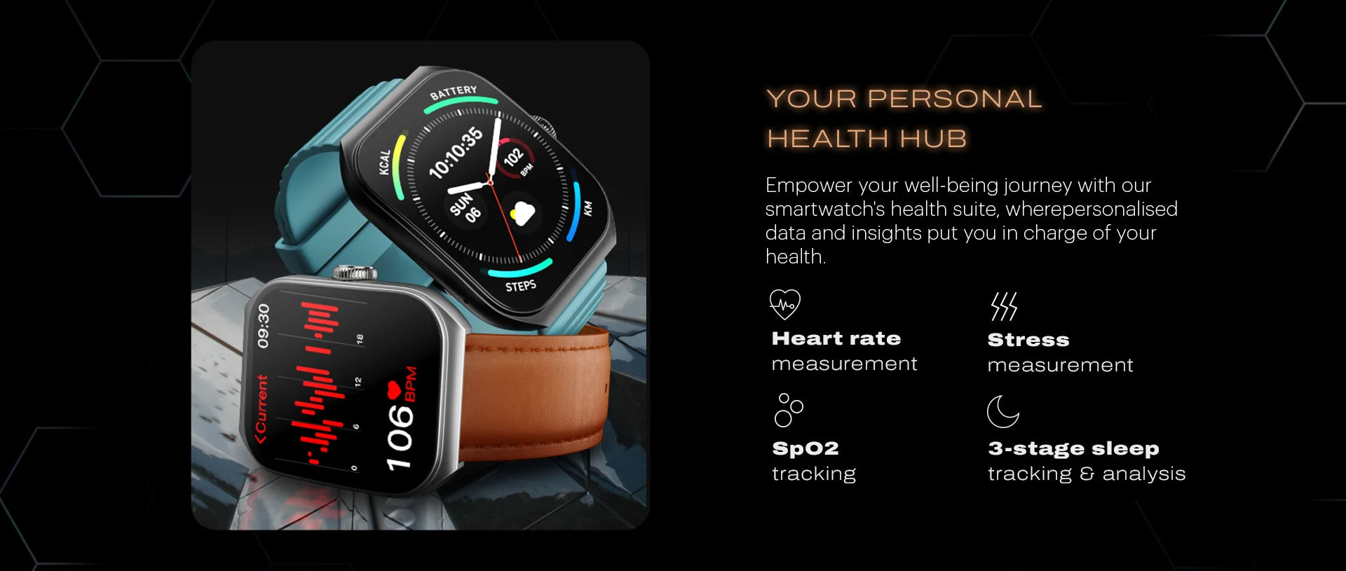 noise colorfit hexa smart watch