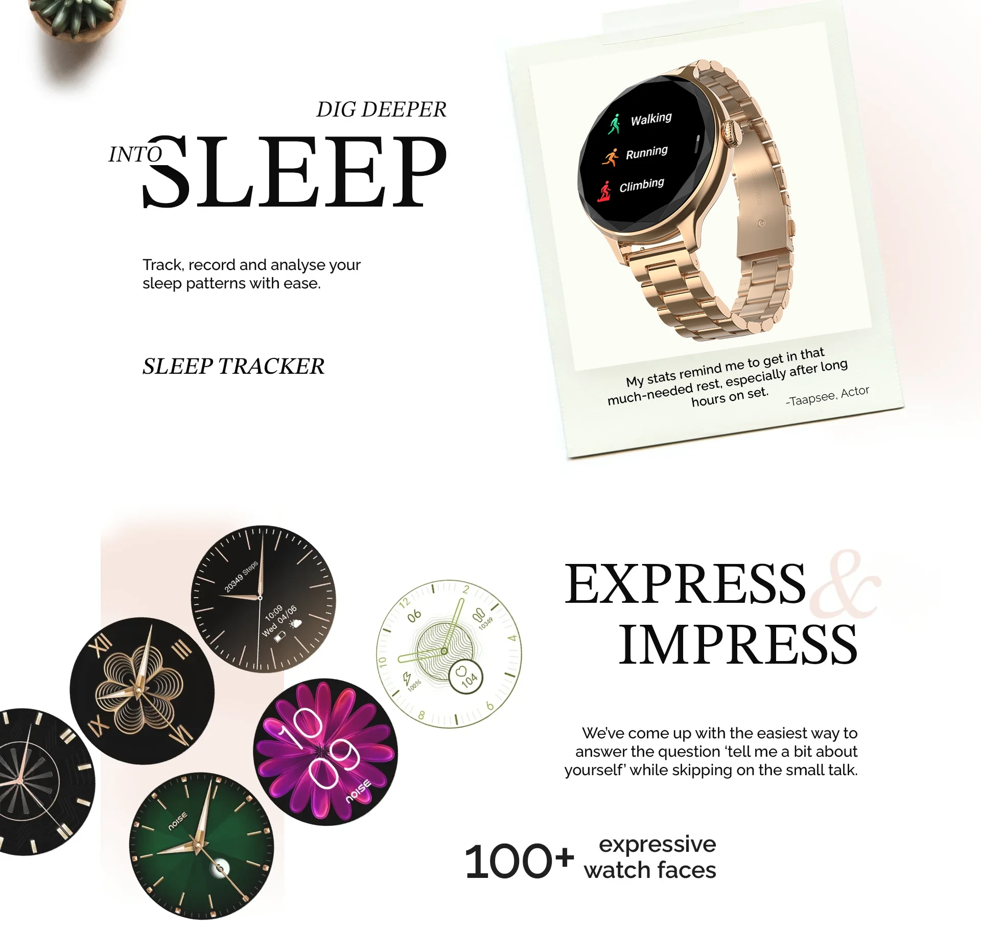 noisefit grace smart watch