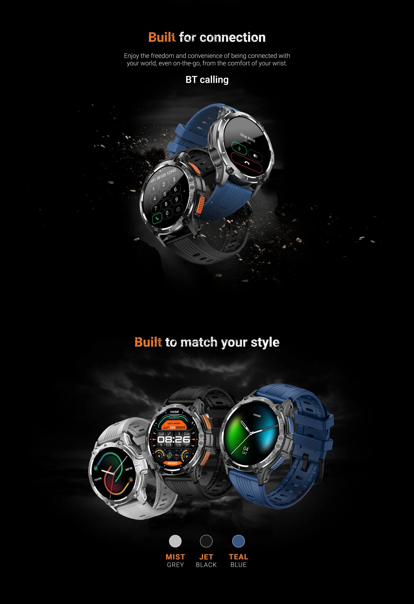 noisefit force plus smartwatch