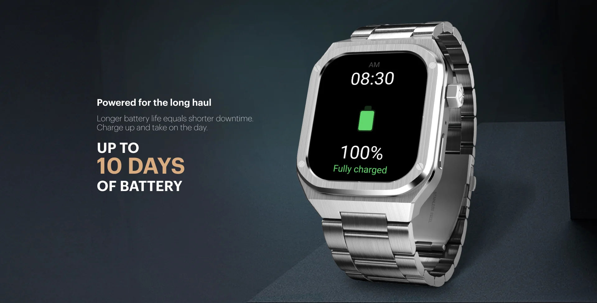 noise colorfit chrome smart watch