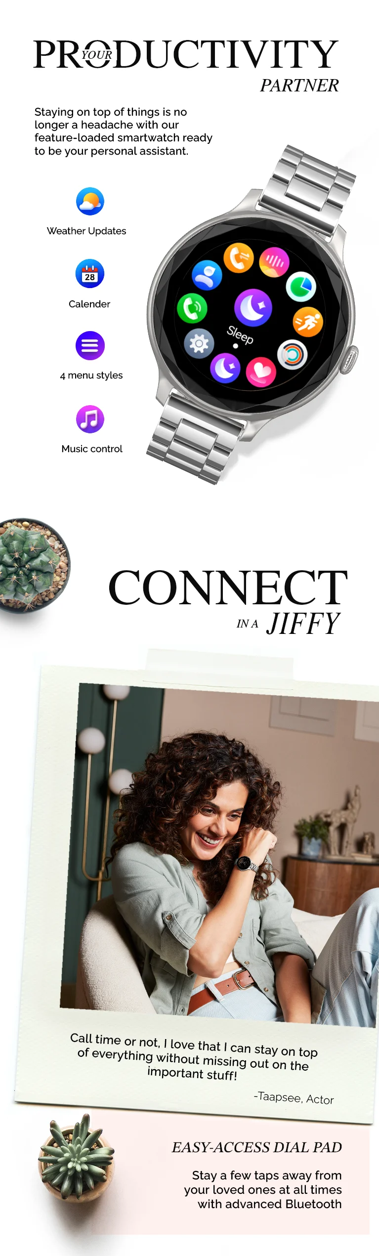 Best smartwatch round dial sale