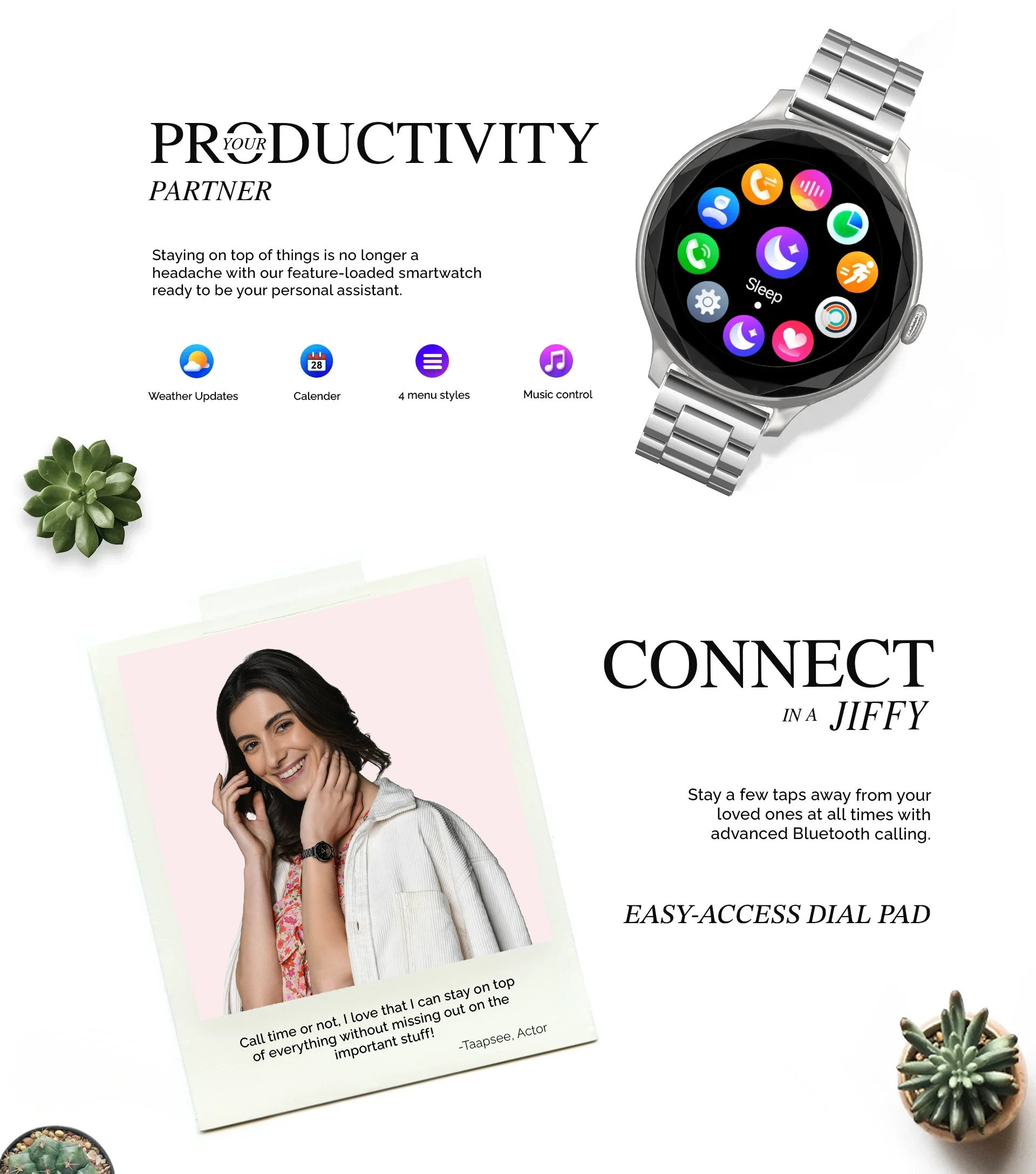 noisefit grace smart watch