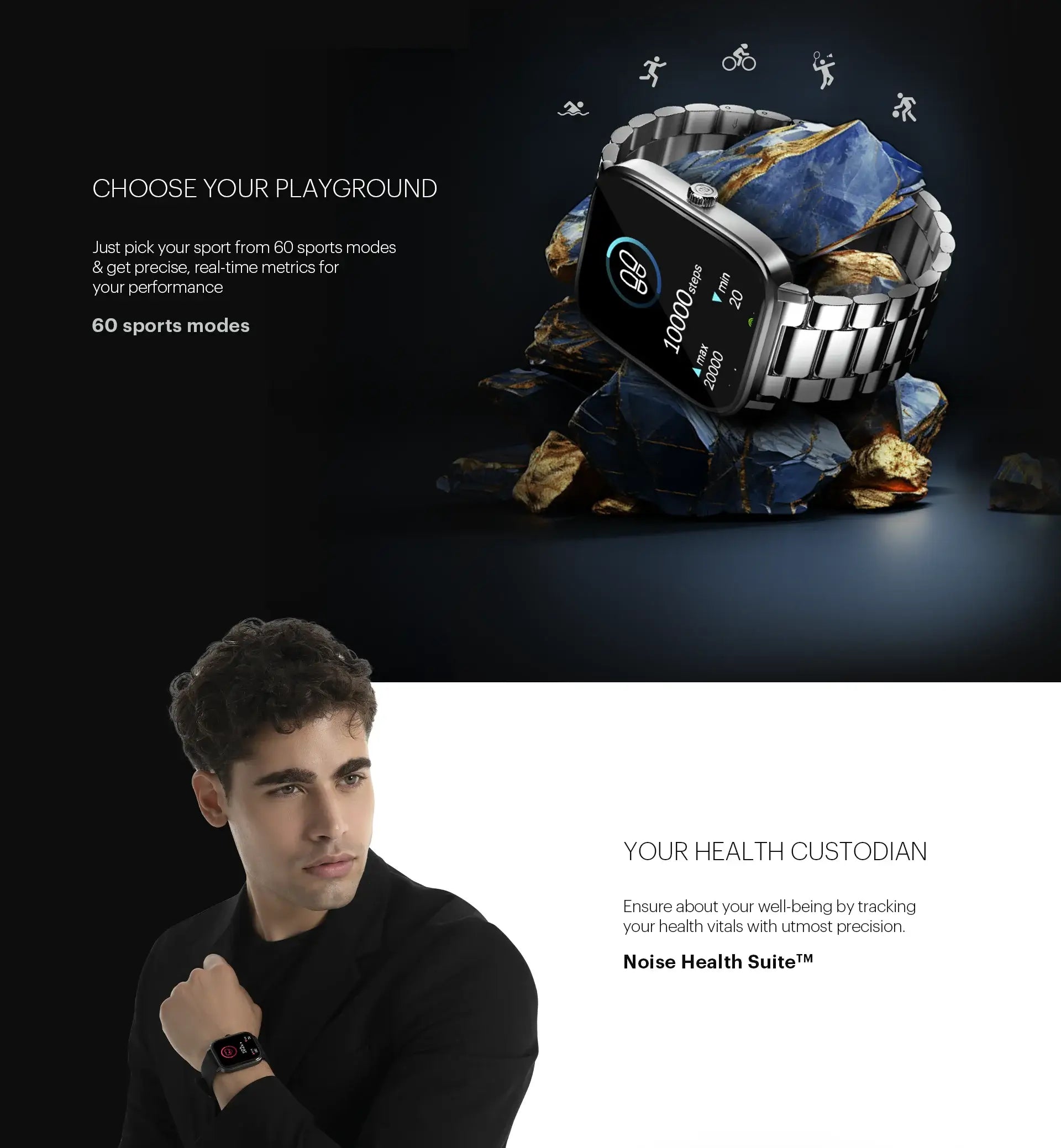 noise colorfit pulse 2 pro smart watch elite edition