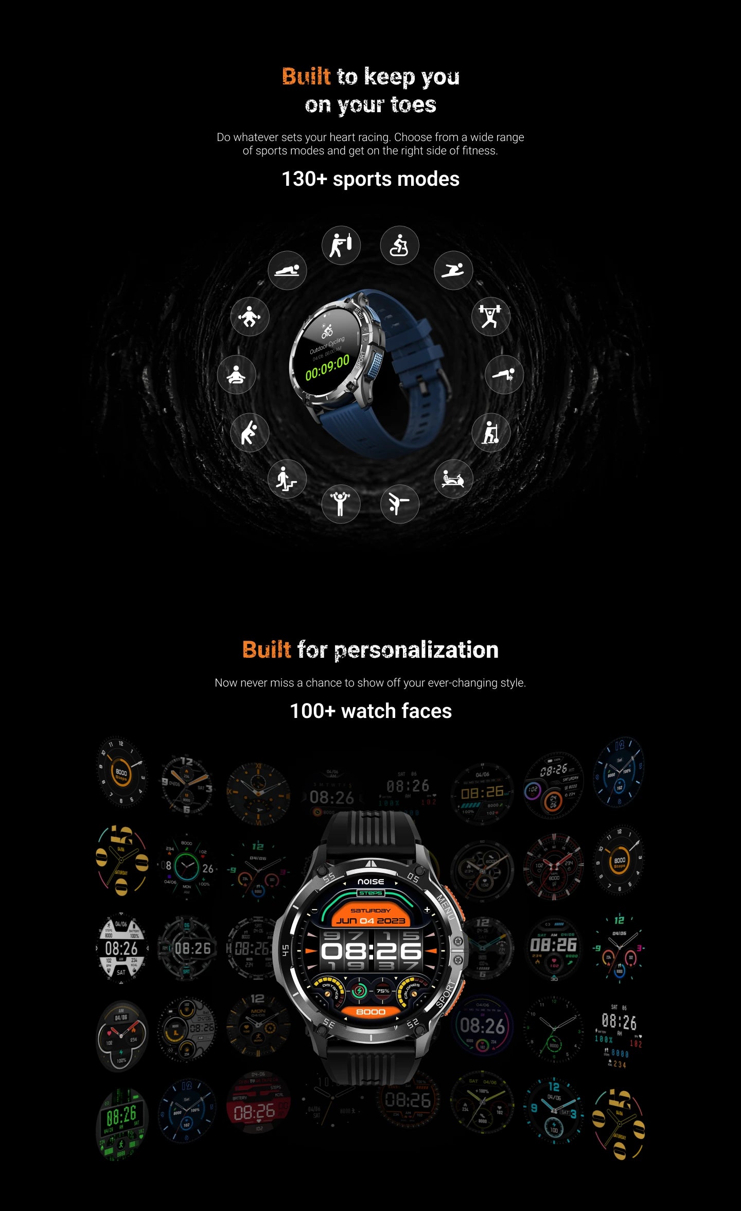 noisefit force plus smartwatch