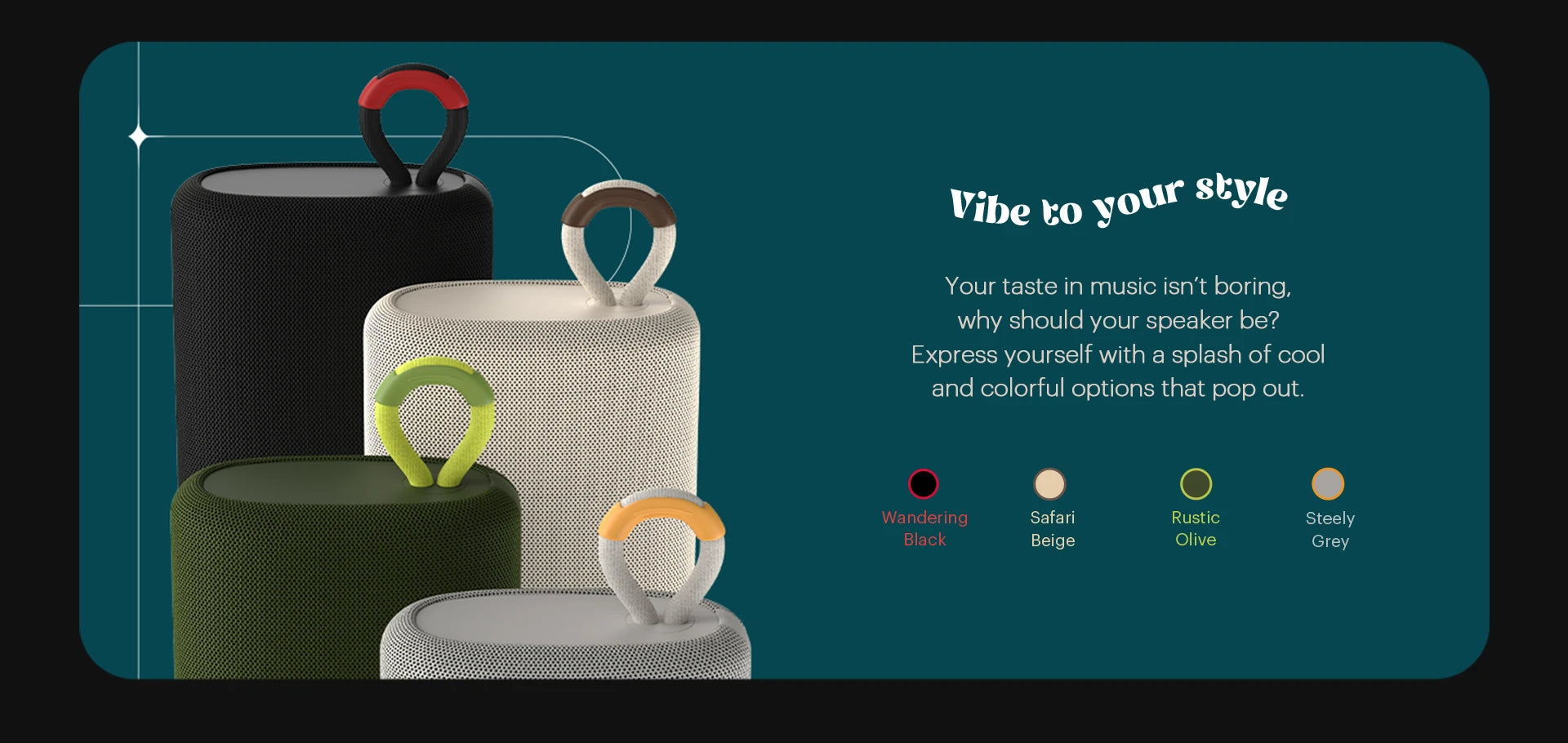 noise vibe 2 5w wireless speaker