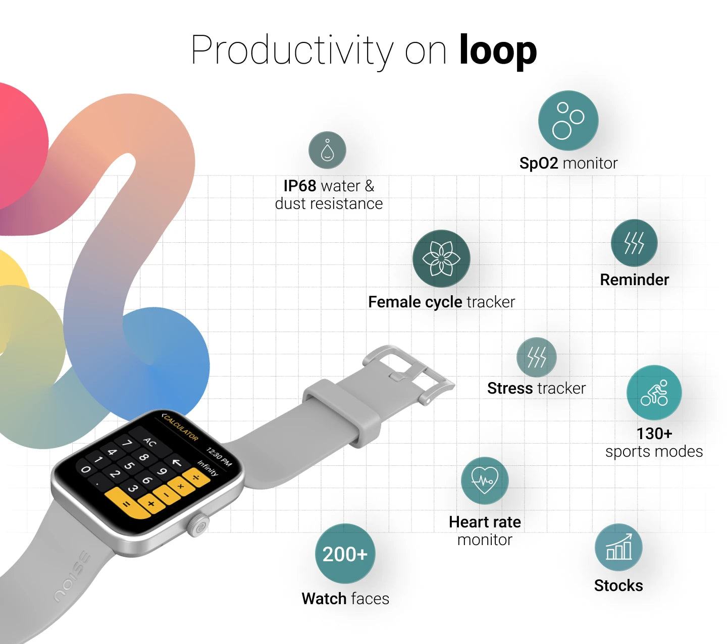 Noise ColorFit Loop Smartwatch
