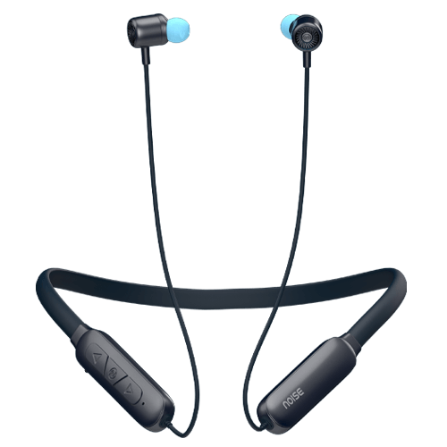 Noise Bravo Neckband Earphones with Mic - Partner Deal Store - Cyan Blue