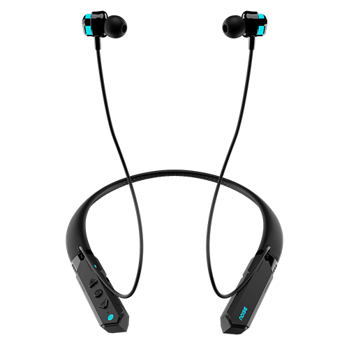 Noise Combat Wireless Gaming Neckband Earphones with Mic